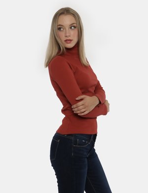 T-shirt Pepe Jeans da donna scontate - Maglia Pepe Jeans lupetto rosso