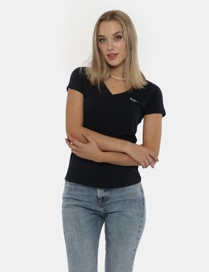 Abbigliamento donna scontato - T-shirt Pepe Jeans blu
