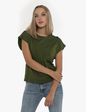 Abbigliamento donna scontato - T-shirt  Pepe Jeans verde