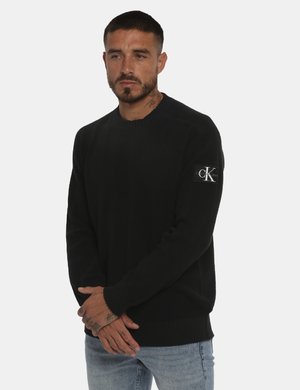 Outlet maglione uomo scontato - Maglione Calvin Klein nero