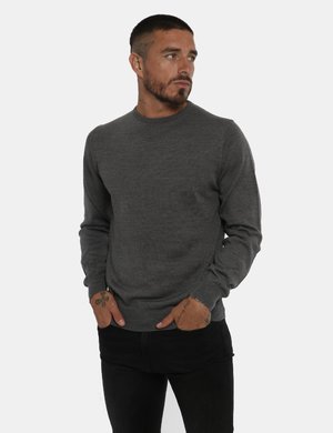 Yes Zee uomo outlet - Maglione Yes Zee grigio