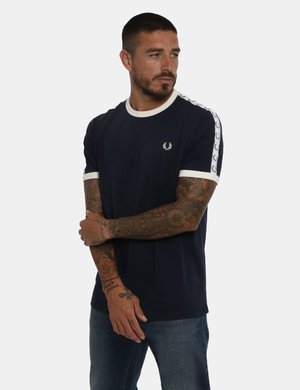 T-shirt Fred Perry uomo scontate  - T-shirt Fred Perry blu