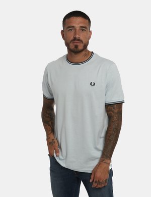 Fred Perry uomo outlet - T-shirt Fred Perry azzurra