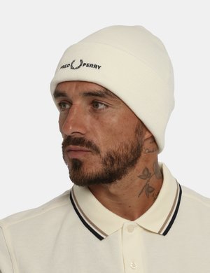 Cappello Fred Perry bianco