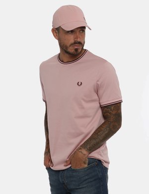 Fred Perry uomo outlet - T-shirt Fred Perry rosa