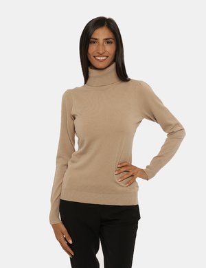 Maglie Yes Zee scontate donna - Maglione Yes Zee beige