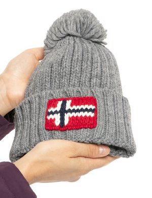 Idee regalo da uomo - Cappello Napapijri con bandiera lavorata a maglia