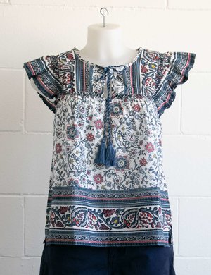 Top Pepe Jeans floreale