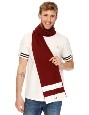Fred Perry uomo outlet - Sciarpa Fred Perry con bande a contrasto