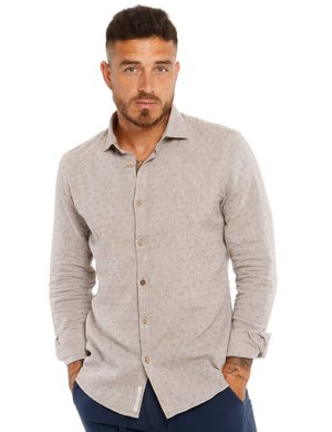 Yes Zee uomo outlet - Camicia Yes Zee in tessuto naturale