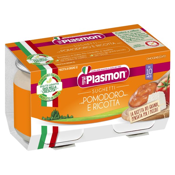 Plasmon Sughetti Pomodoro e Ricotta 160 g