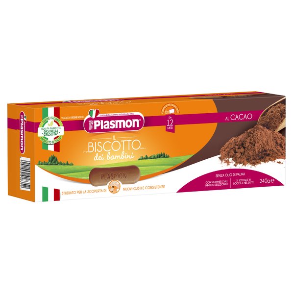Plasmon il Biscotto dei bambini al Cacao 240 g
