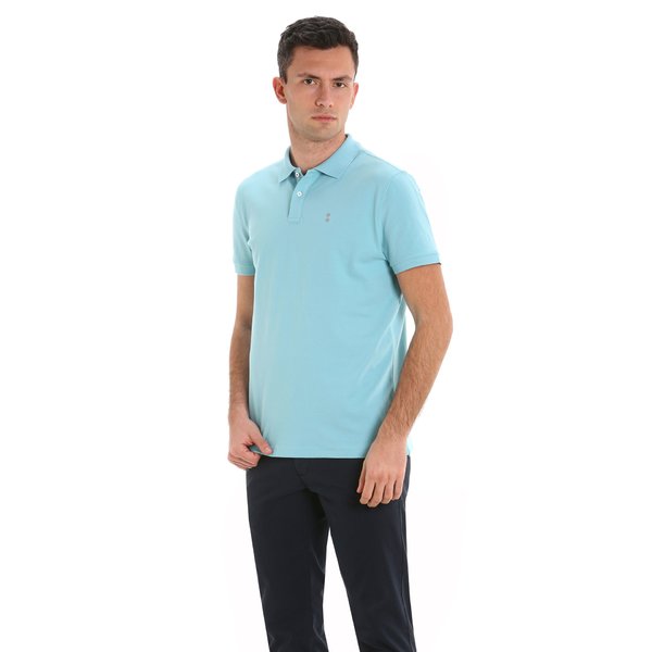 G89 men’s short-sleeved polo shirt with logo on the chest
