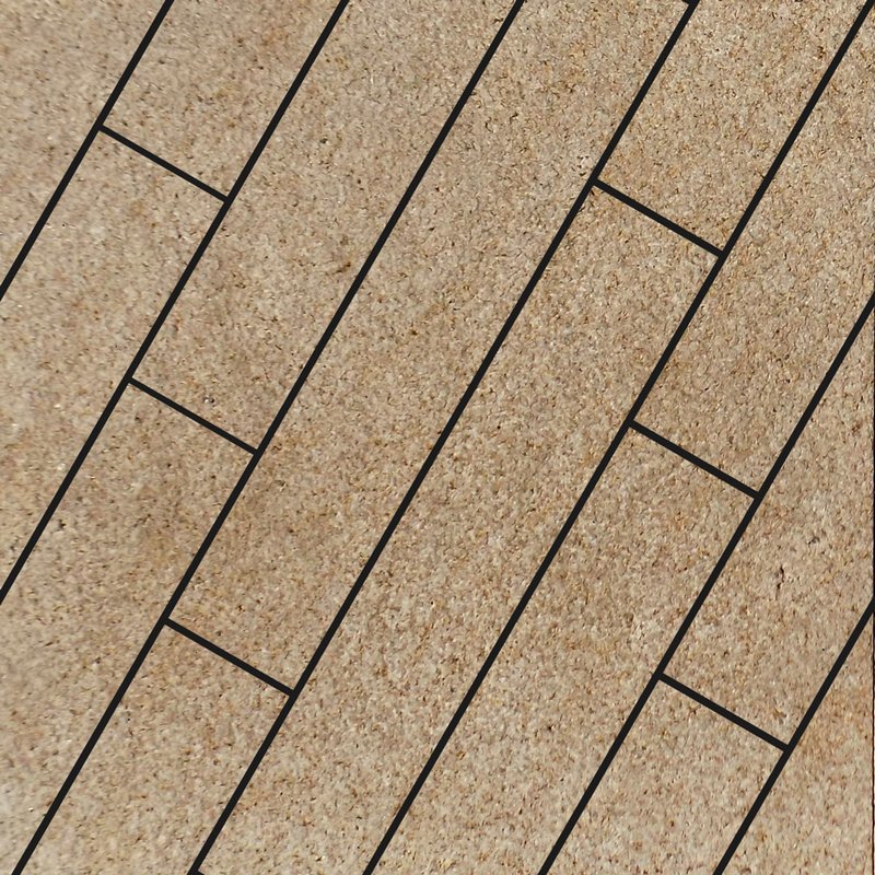 Yellow Sawn Natural Granite Planks - Yellow