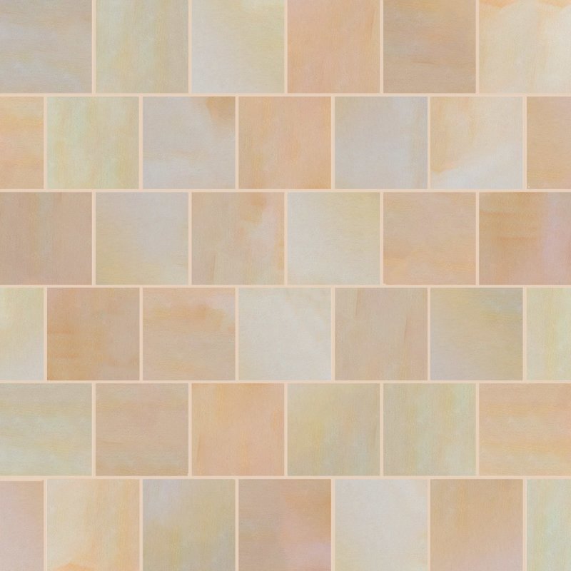 Buff Sawn Natural Sandstone Paving (600x600 Packs) - Buff