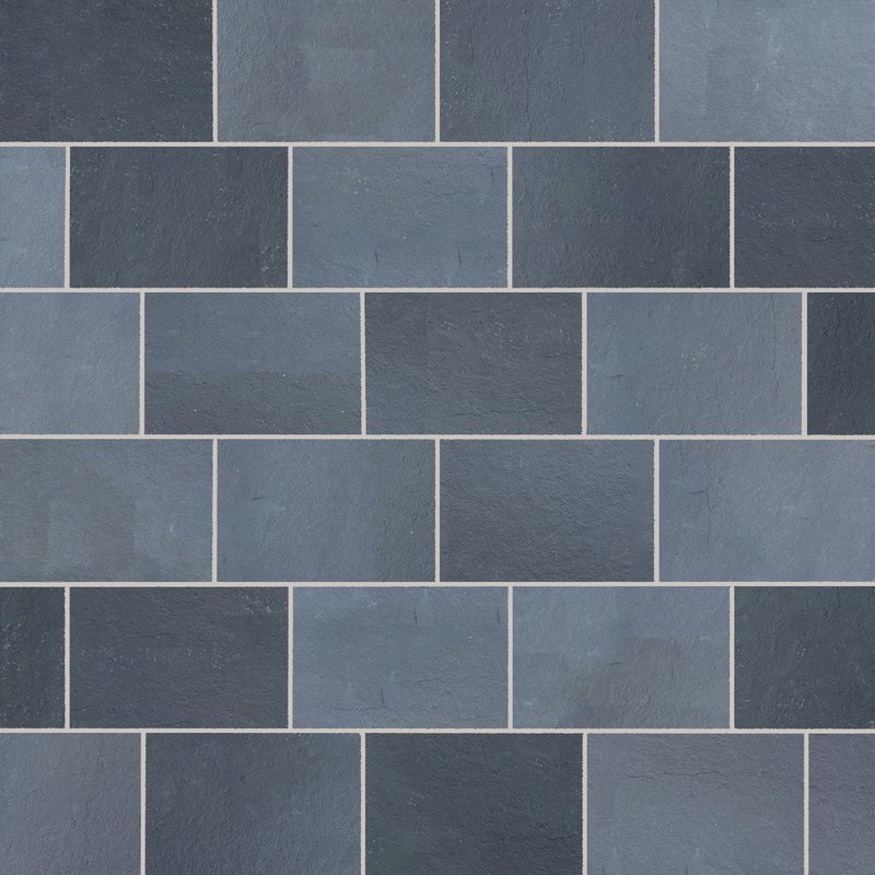 Kota Black Hand Cut Natural Limestone Paving (900x600 Packs) - Kota Black