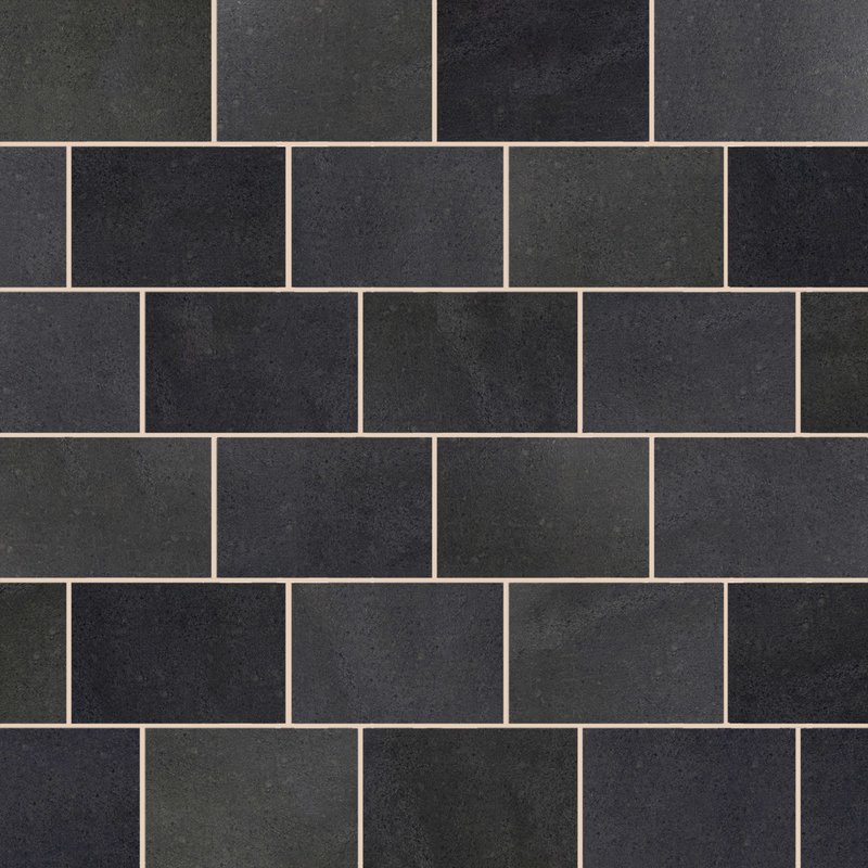 Emperor Black Sawn & Flamed Natural Granite Paving (900x600 Packs) - Emperor Black