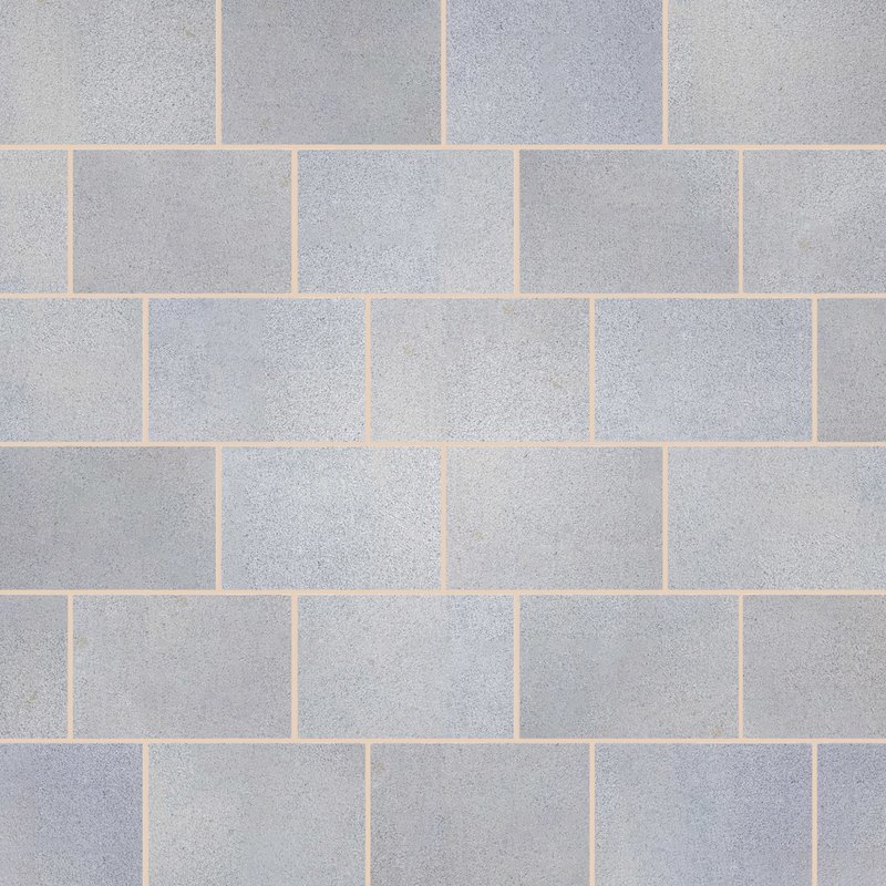 Light Grey Sawn & Flamed Natural Granite Paving (900x600 Packs) - Light Grey