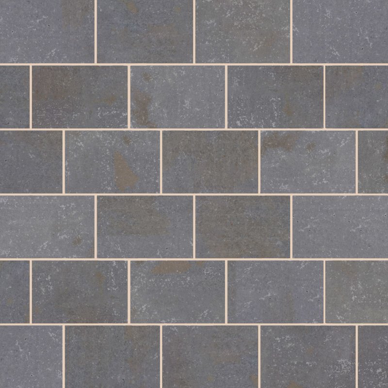 Black Sawn Natural Basalt Paving (900x600 Packs) - Black