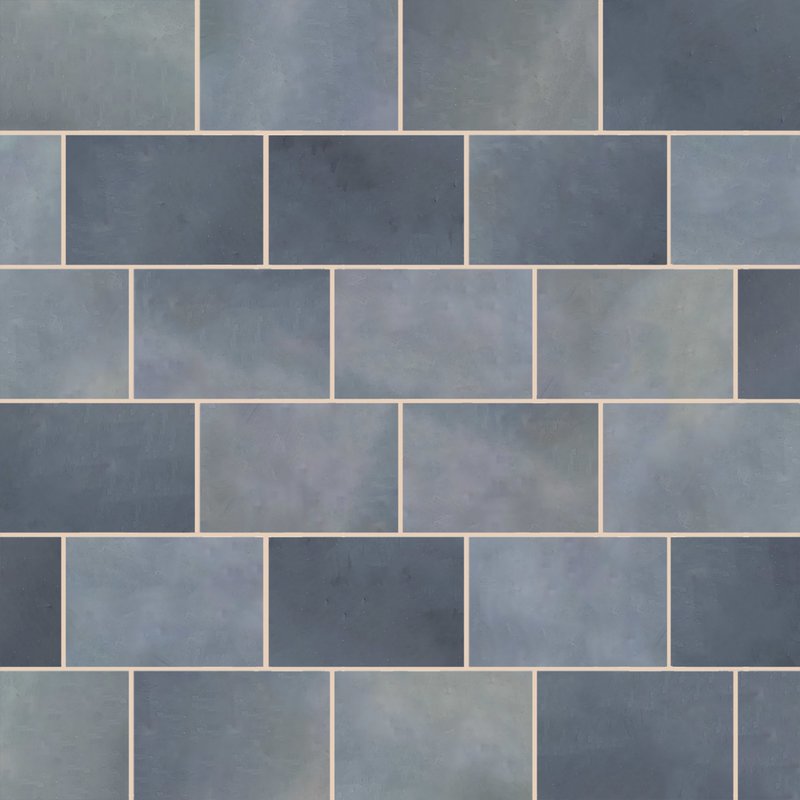 Indian Black Sawn Natural Slate Paving (900x600 Packs) - Indian Black
