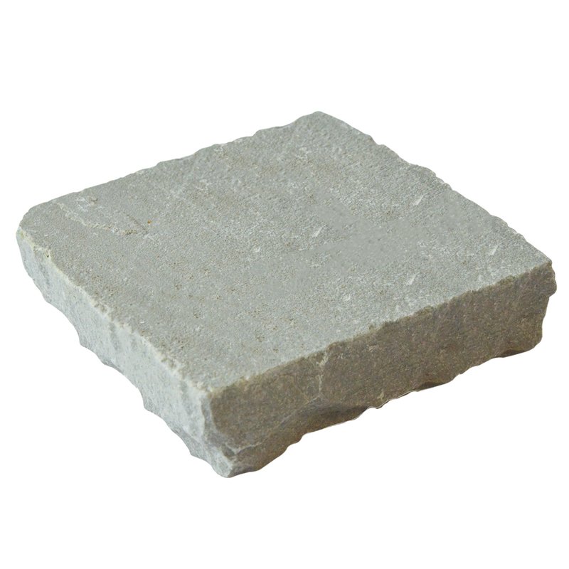 Kandala Grey Hand Cut Natural Sandstone Setts (135x135 Size) - Kandala Grey