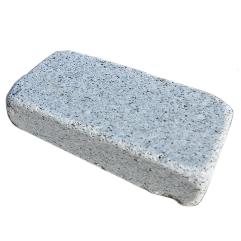 Light Grey Tumbled Natural Granite Block Paviors (200x100 Size) - Light Grey
