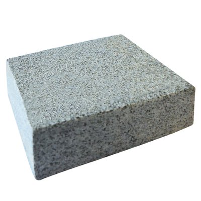 Dark Grey Sawn & Flamed Natural Granite Block Paving (150x150 Size)