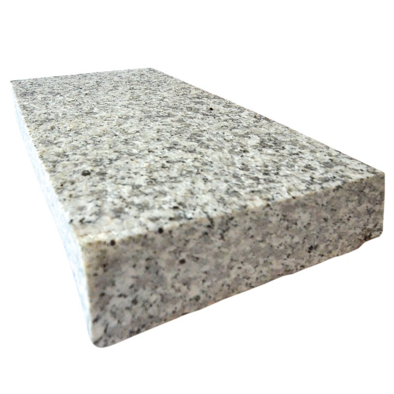 Light Grey Sawn & Flamed Natural Granite Block Paving (150x250 Size) - Light Grey