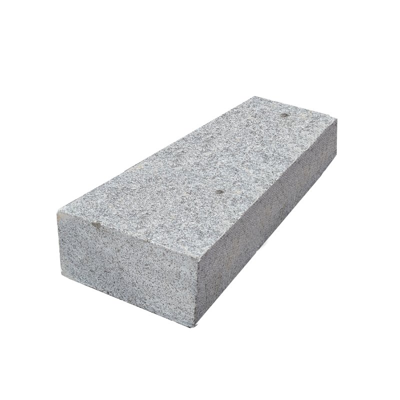 Light Grey Sawn & Flamed Natural Granite Block Paving (200x100 Size) - Light Grey