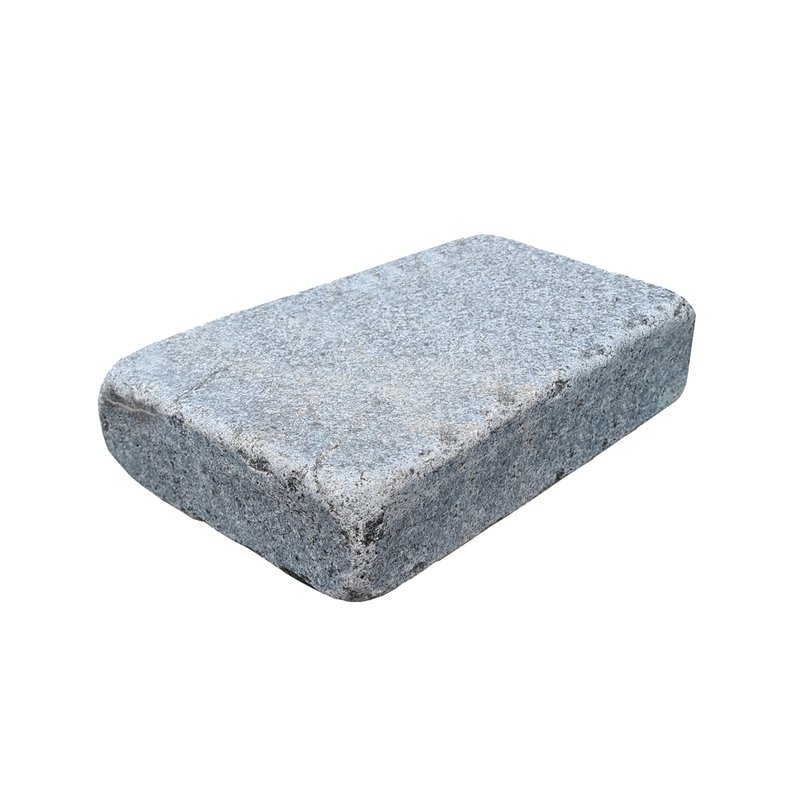 Dark Grey Sawn, Honed & Tumbled Natural Granite Block Paving (105x140 Size) - Dark Grey