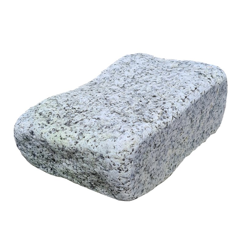 Light Grey Sawn, Riven & Tumbled Natural Granite Block Paving (210x140 Size) - Light Grey