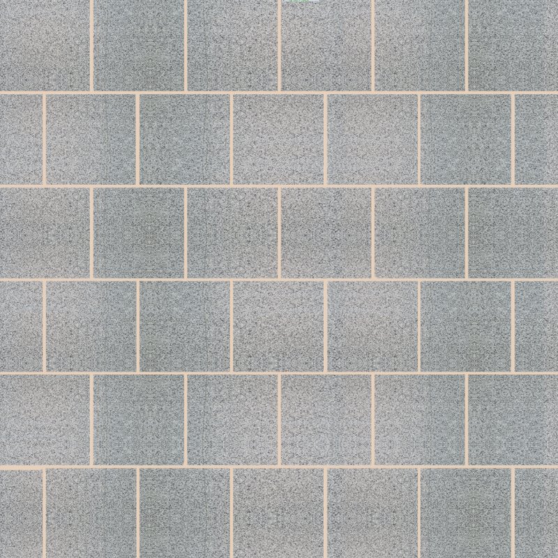 Light Grey Sawn & Flamed Natural Granite Paving (600x600 Packs) - Light Grey