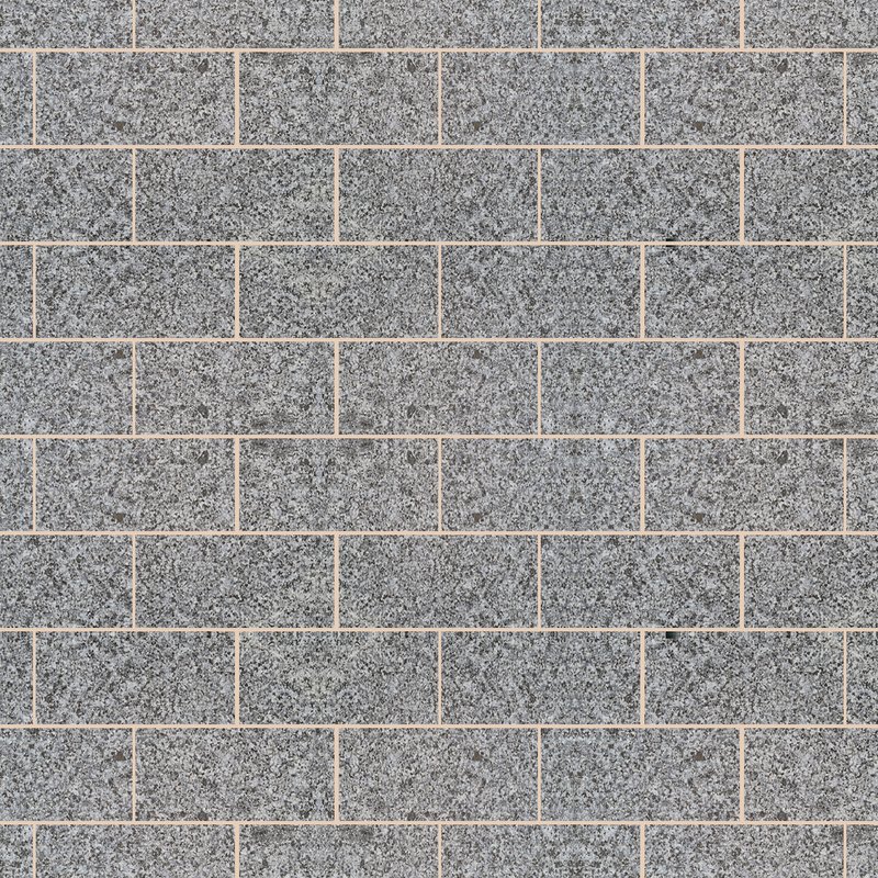 Moon Grey Sawn & Flamed Natural Granite Paving (600x295 Packs) - Light Grey