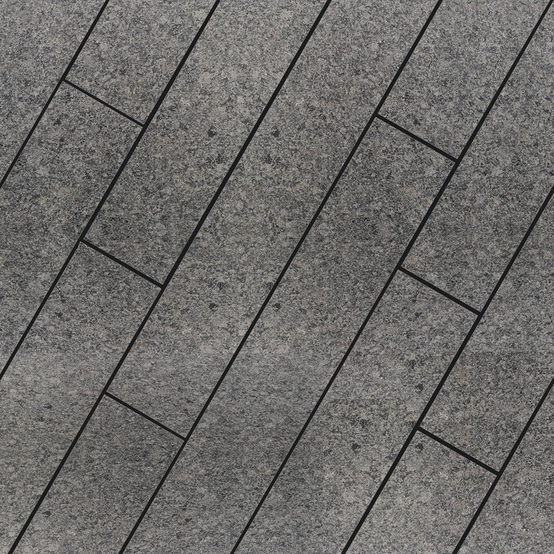 Emperor Black Sawn & Leathered Natural Granite Planks (900x150 Packs) - Black