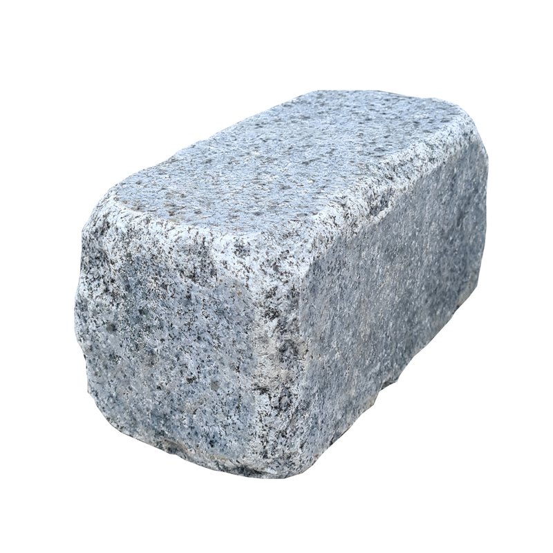 Dark Grey Sawn, Honed & Tumbled Natural Granite Walling (200x100 Packs) - Dark Grey