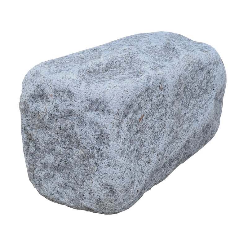 Dark Grey Sawn, Riven & Tumbled Natural Granite Walling (200x100 Packs) - Dark Grey