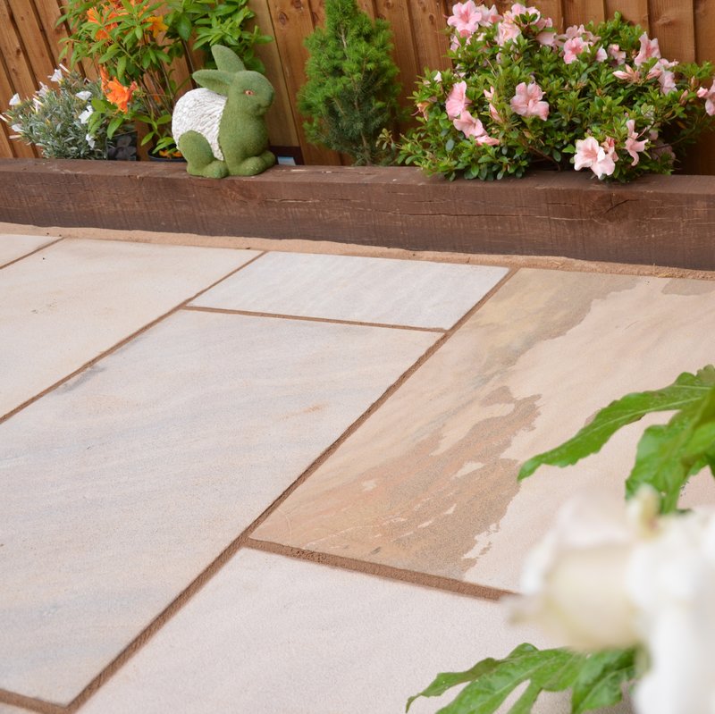 Modak Sawn & Sandblasted Natural Sandstone Paving (295x295 Packs) - Modak