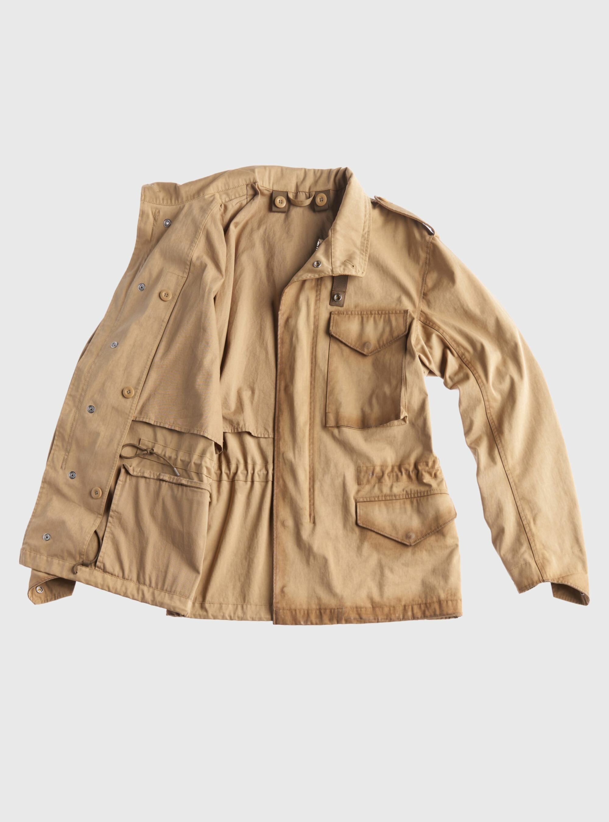 TEN C - FIELD JACKET NATURAL WAX EDIT - Almond - TEN C