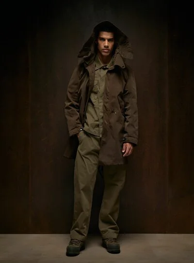 【1円~】TEN-C テンシー TC-J0013 FLY JACKET フライ ジャケット CAMO 50 【新古品】【未使用】9b12613jh0310mb20 Ten c LIGHT DOWN FIELD JACKET ⁄ GARMENT DYED NYLON TACTEL (DARK