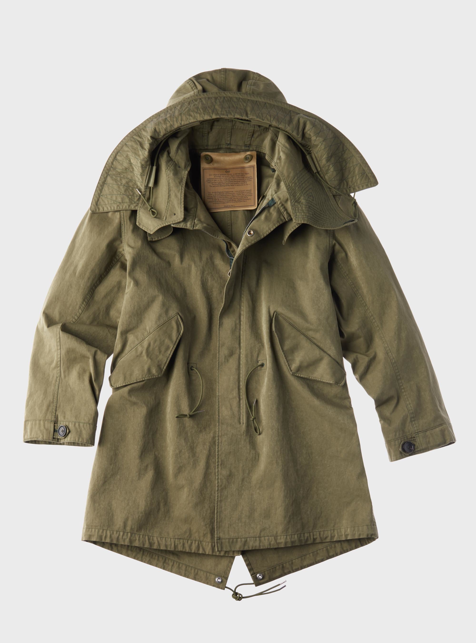 TEN C - THE PARKA - Olive Green - TEN C