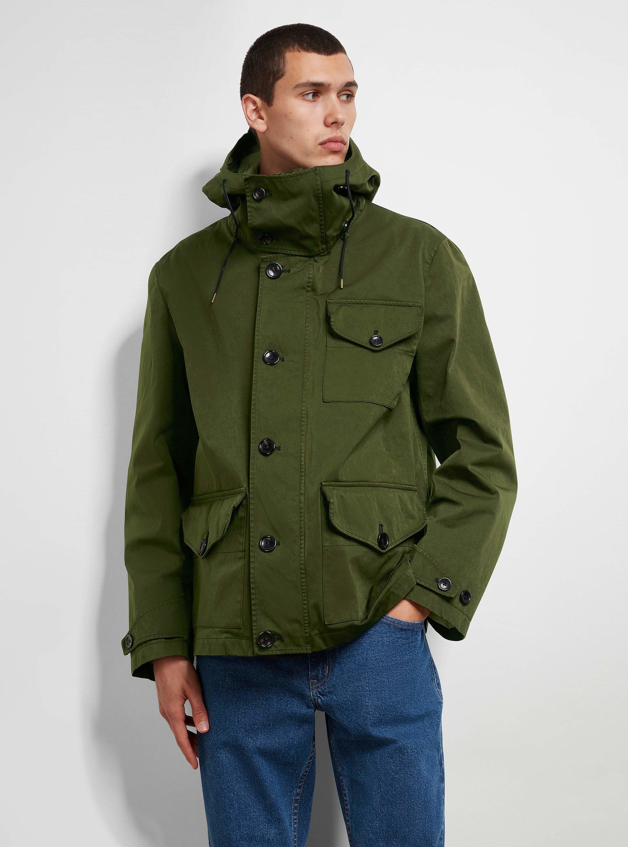 navy parka