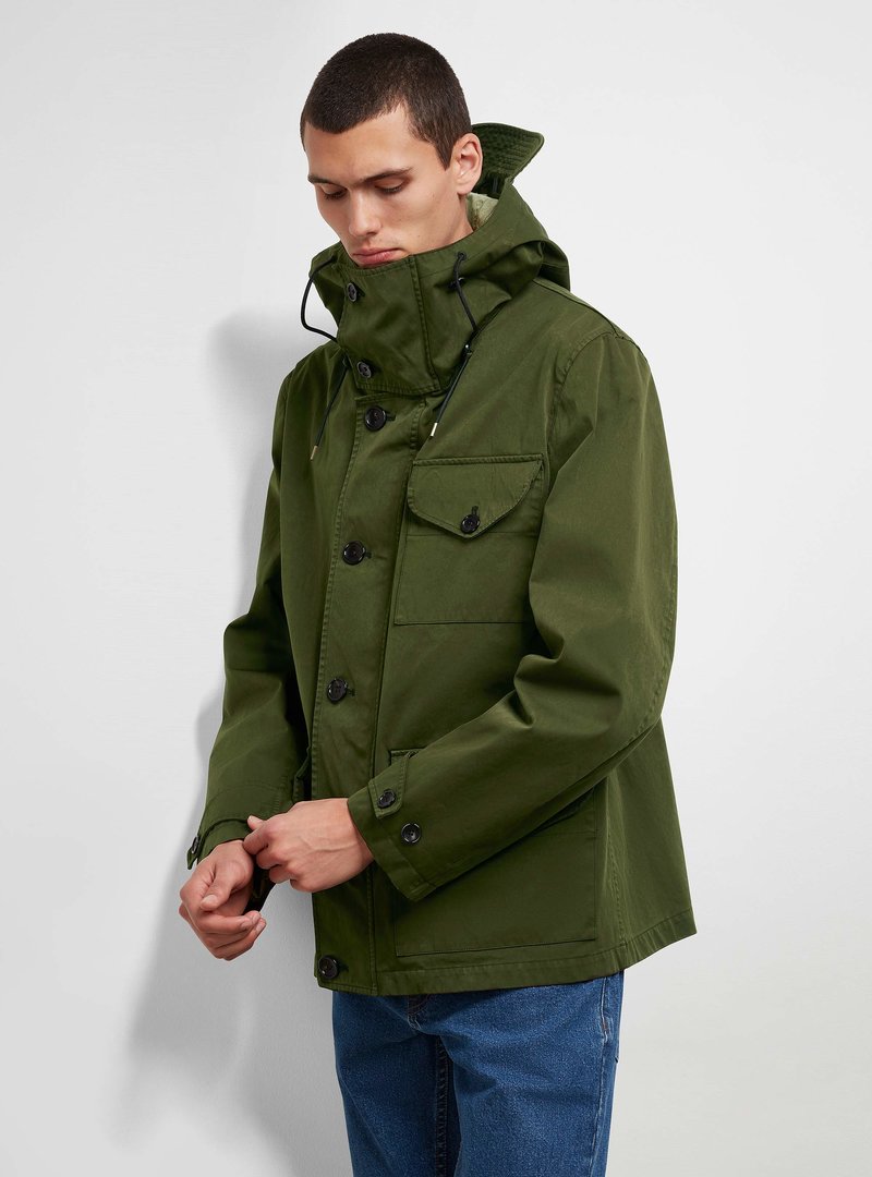 Ten c navy parka サイズ46 美中古 Navy Parka | Ten c ®
