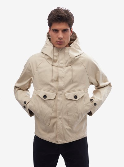 TEN C - TEMPEST ANORAK - Gauze White - TEN C