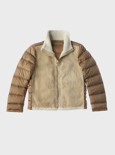 TEN C - SHEARLING LINER - Light Kaki - TEN C