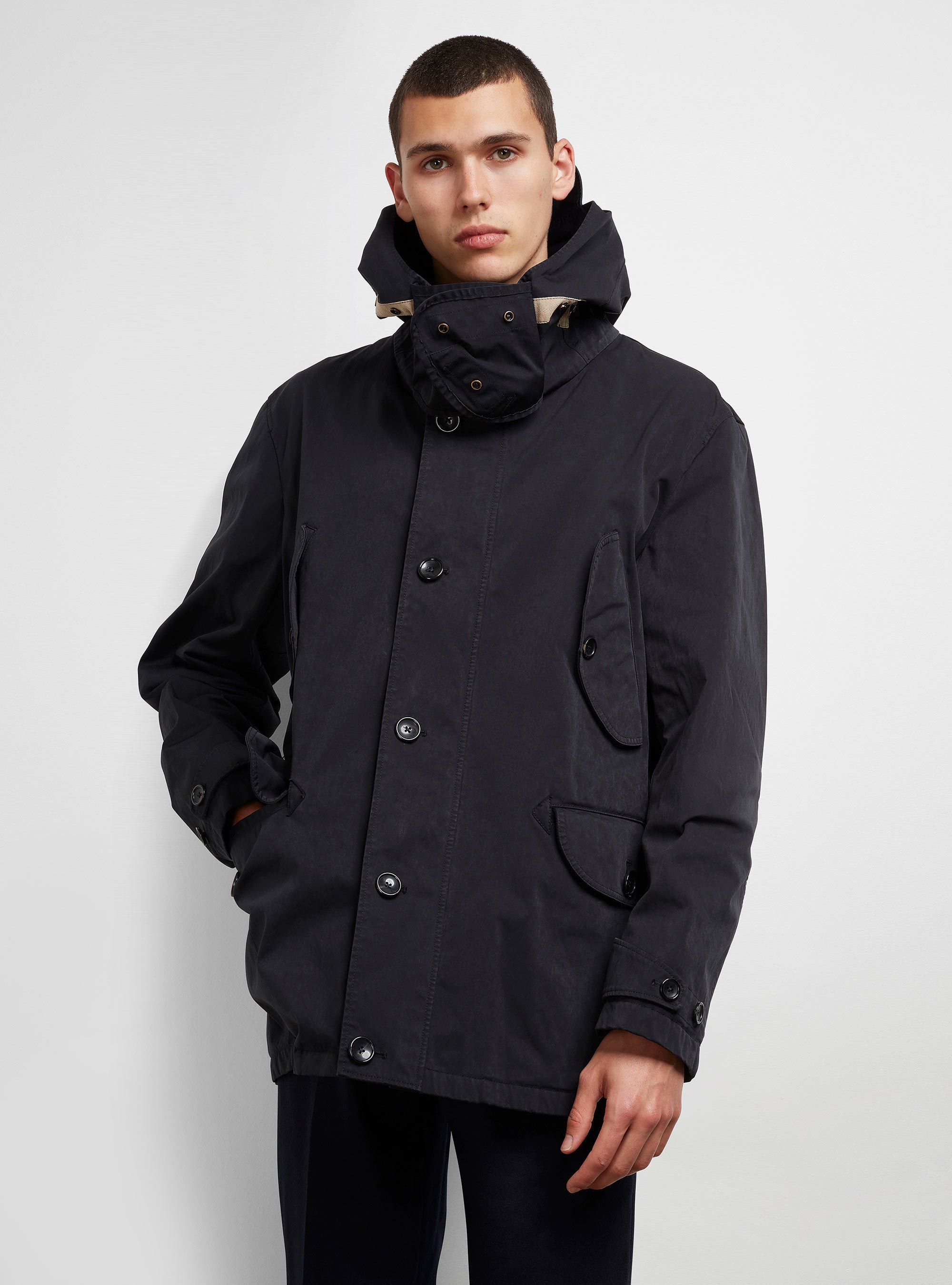 Ten C テンシー RIDER COAT 48 black solucionescad.com.mx