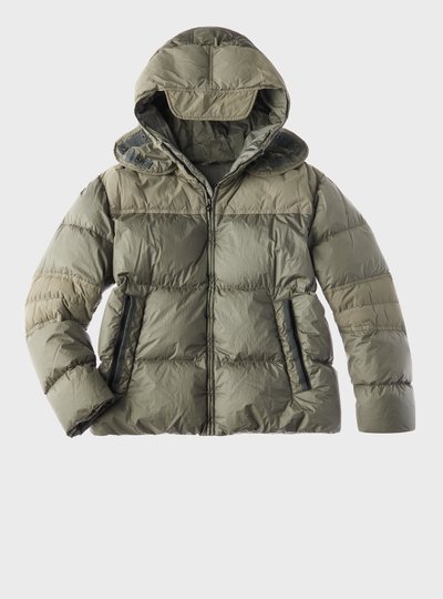 TEN C - MID LAYER DOWN JACKET - Green Sage - TEN C