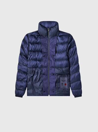 TEN C - DOWN LINER WITH POCKETS - Blue Sapphire - TEN C