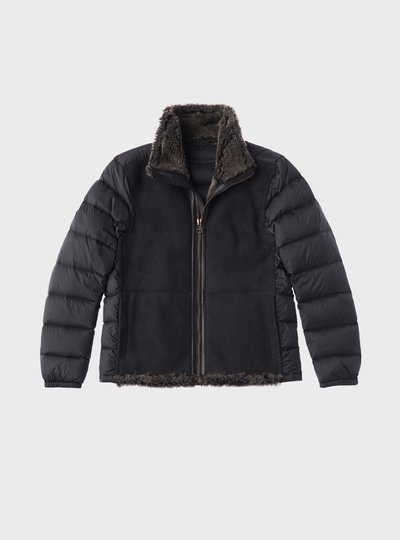 TEN C - SHEARLING LINER - Grey Soot - TEN C