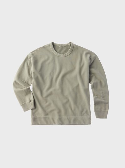 TEN C - CREWNECK SWEAT - Green Sage - TEN C