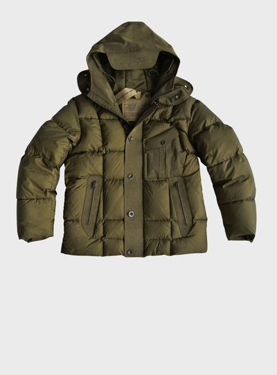 TEN C - SNIPER COMBO DOWN JACKET - Dark Green - TEN C